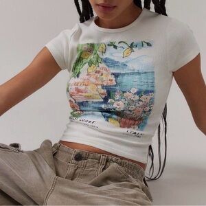 BDG Baby Tee | Size M | Amalfi Coast | Excellent Condition